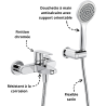 Mitigeur bain Flat Tres