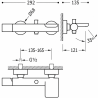Mitigeur bain avec cascade Tres