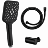 Ensemble Mitigeur lavabo encastré + Bonde + Colonne de douche + Mitigeur Bain + Support douchette flexible Figaro