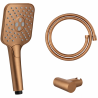 Ensemble Mitigeur lavabo encastré + Bonde + Colonne de douche + Mitigeur Bain + Support douchette flexible Figaro