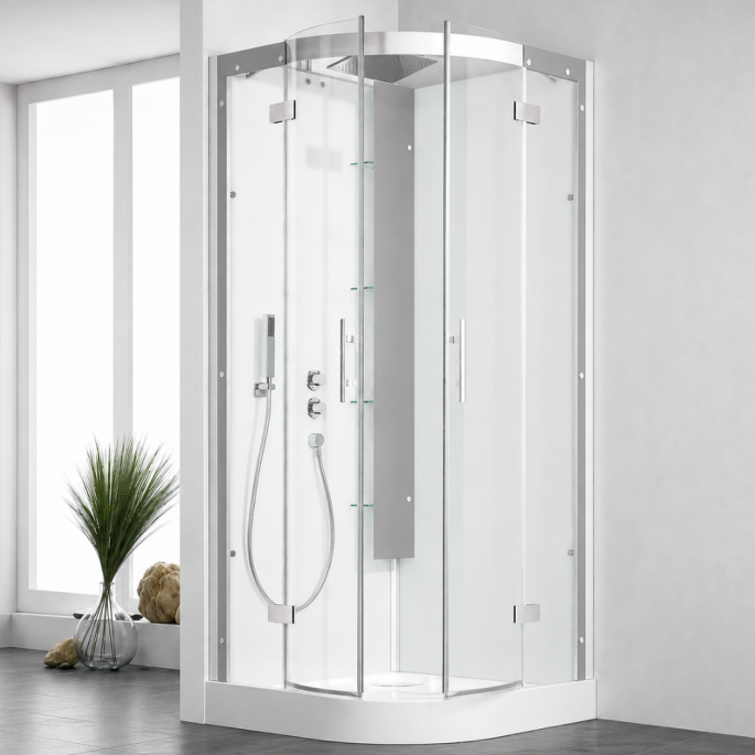Cabine de douche 1/4 de rond Horizon R90 KINEDO