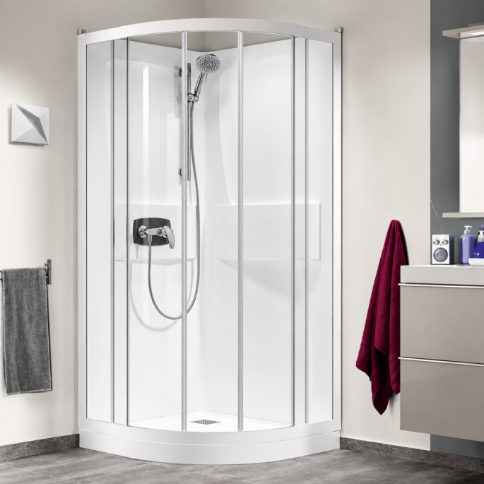 Cabine de douche 1/4 de rond Kineprime Kinedo
