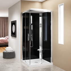 Cabine de douche Crystal A 100 x 80 cm Novellini