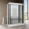 Cabine de douche 2 places avec hammam Skill Dual Novellini