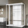 Cabine de douche 2 places avec hammam Skill Dual Novellini