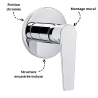 Mitigeur douche à encastrer Tres