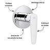 Mitigeur de douche encastré 1 voie Flat Tres