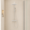 Colonne de douche thermostatique murale Corbeau KROOS