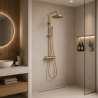Colonne de douche thermostatique murale Corbeau KROOS