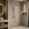 Colonne de douche thermostatique murale Corbeau KROOS