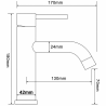 Ensemble 2 mitigeurs lavabo + 2 bondes + colonne de douche Corbeau Kroos