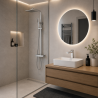 Ensemble Mitigeur lavabo + Colonne de douche + Mitigeur bain douche + Bonde Sirius Kroos