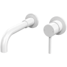 Ensemble mitigeur lavabo encastré + bonde + colonne de douche Corbeau Kroos