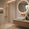 Ensemble Mitigeur encastré lavabo + Colonne de douche + Bonde Sirius Kroos