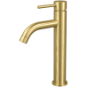 Ensemble mitigeur lavabo réhaussé + bonde + colonne de douche Corbeau Kroos