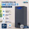 Chaudière fioul 40 kw SIME Estelle 5 Ballon inox 110L