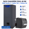 Pack chaudière fioul 40 kw SIME Estelle 5 Ballon 110L + Brûleur D4