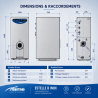 Pack chaudière fioul 40 kw SIME Estelle 5 Ballon 110L + Brûleur D4