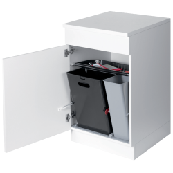 Poubelle basculante pour meuble de 600mm-1x35L+1x17L Poubelle basculante pour meuble de 600mm-1x35L+1x17L