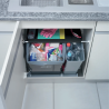 Poubelle basculante pour meuble de 600mm-1x35L+1x17L