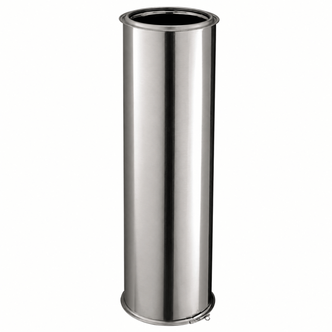 Tuyau Poujoulat Inox-Galva D 150 Lg 100 cm