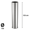 Tuyau Poujoulat Inox-Inox D 150 Lg 133cm