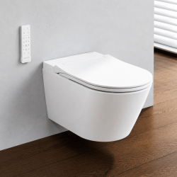 WC lavant sans rebord - Blanc - Schütte