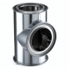Te isolé 90 ° Poujoulat Inox-Galva D 230