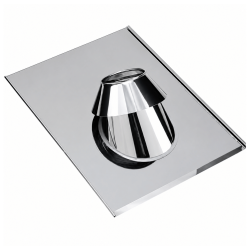 Solin Inox ardoises SIA 30° à 45° avec collerette Poujoulat D 155 à 230