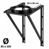 Support murale réglable de 20 à 40 cm Therminox SMR40...TZ Poujoulat TI