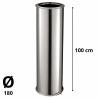 Tuyau Poujoulat Inox-Inox D 180 Lg 100cm