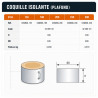 Coquille isolante D280 (plafond) COQISOL 32280121 H300 Poujoulat Inox-Galva