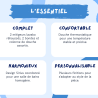 Ensemble 2 Mitigeurs rehausse lavabo + Colonne de douche + 2 Bondes Sirius Kroos