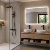 Ensemble 2 Mitigeurs rehausse lavabo + Colonne de douche + 2 Bondes Sirius Kroos