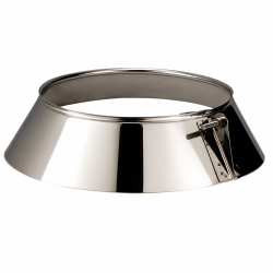 Collerette de solin Inox Poujoulat D 180 à 230
