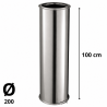 Tuyau Poujoulat Inox-Inox D 200 Lg 100cm