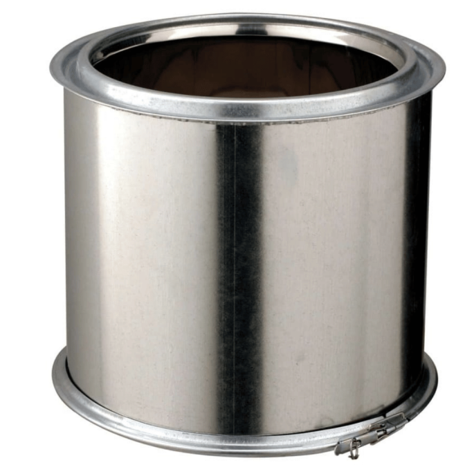 Tuyau Poujoulat Inox-Galva D 180 Lg 250cm