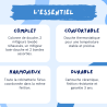 Ensemble 2x Mitigeur lavabo réhaussé + Colonne de douche + Mitigeur bain douche + 2x Bonde Sirius Kroos