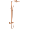 Ensemble 2x Mitigeur lavabo réhaussé + Colonne de douche + Mitigeur bain douche + 2x Bonde Sirius Kroos