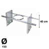 Tuyau Poujoulat Inox-Galva D 180 Lg 250cm