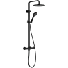 Destockage / Colonne de douche thermostatique noire TRES