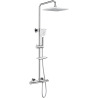 Colonne de douche thermostatique carré