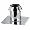 Solin Inox toit plat avec collerette Poujoulat D 155 à 230