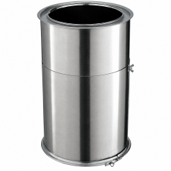 Elément réglable D 200 de 45 à 35 cm Poujoulat ER Inox - Galva