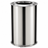 Tuyau Poujoulat Inox-Inox D 180 Lg 45cm