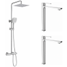 Ensemble mitigeur lavabo + Colonne de douche Figaro