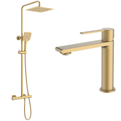 Ensemble mitigeur lavabo + Colonne de douche Figaro