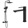 Ensemble mitigeur lavabo + Colonne de douche Figaro
