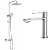 Ensemble mitigeur lavabo + Colonne de douche Figaro
