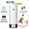 Pack accumulateur gaz Styx cheminée + raccord diélectrique + groupe sécurité + siphon